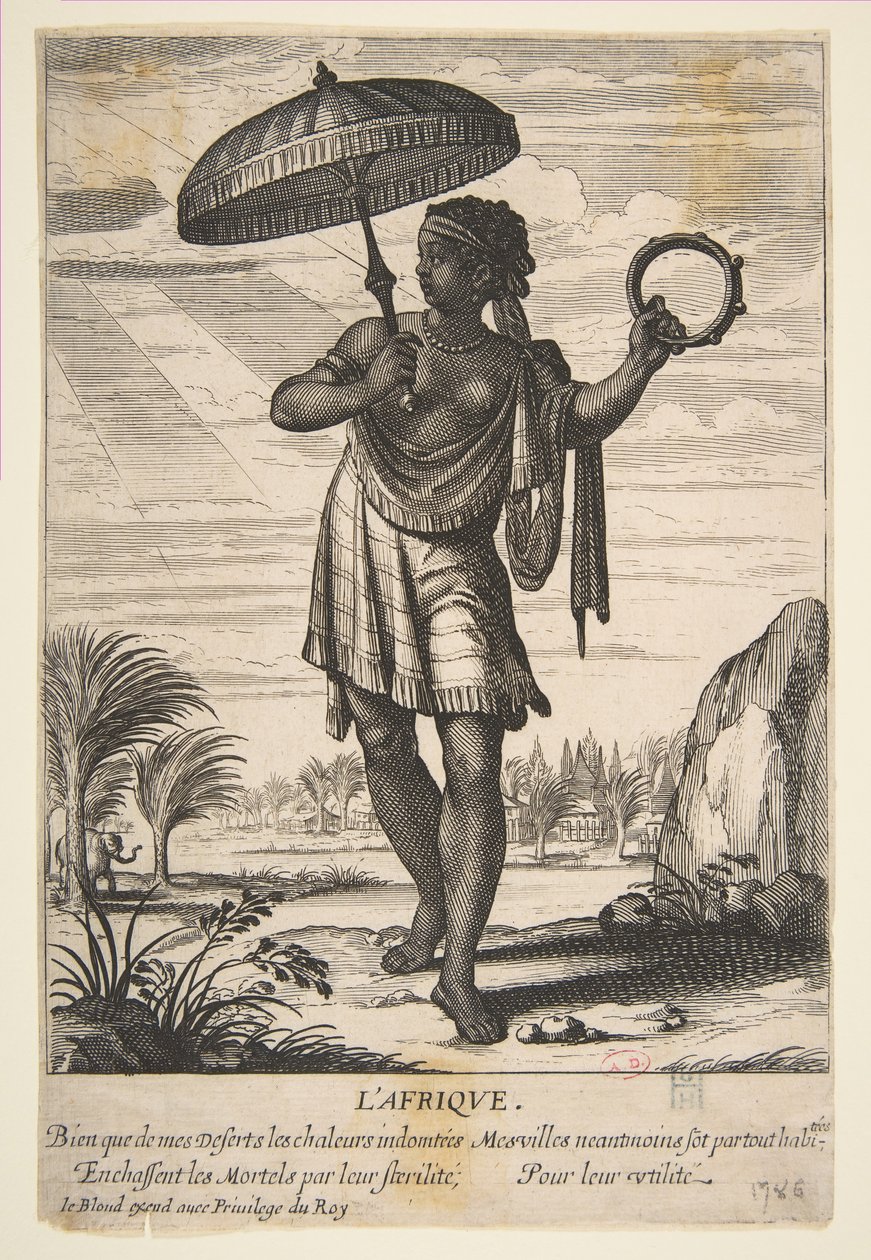 Afrika, mitten till slutet av 1600-talet. av Abraham Bosse