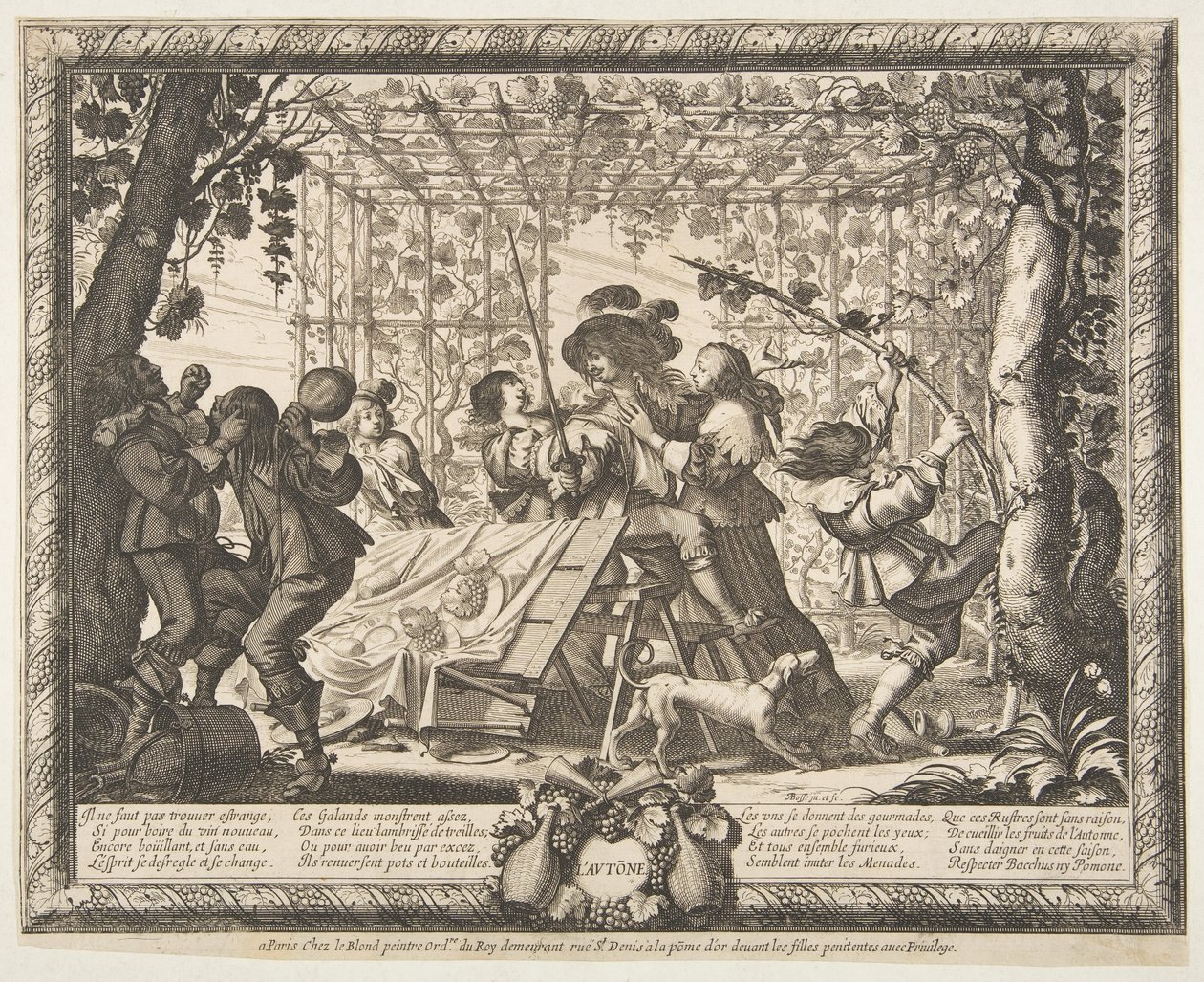 Höst Höst, ca. 1637. av Abraham Bosse