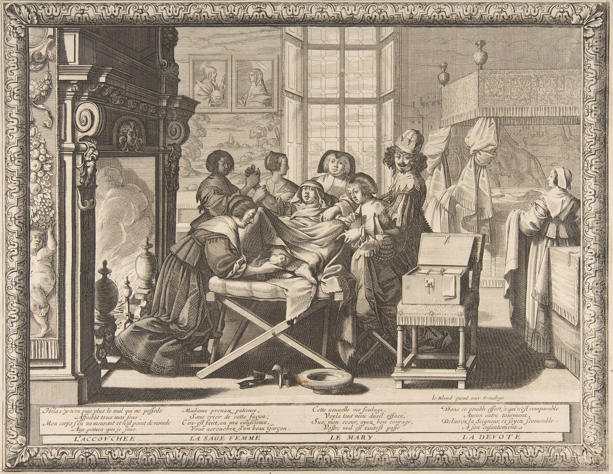 Födelse, 1633. av Abraham Bosse