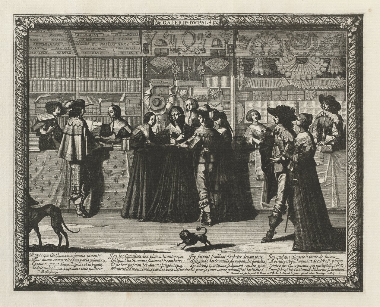 Parisgalleriet av Abraham Bosse