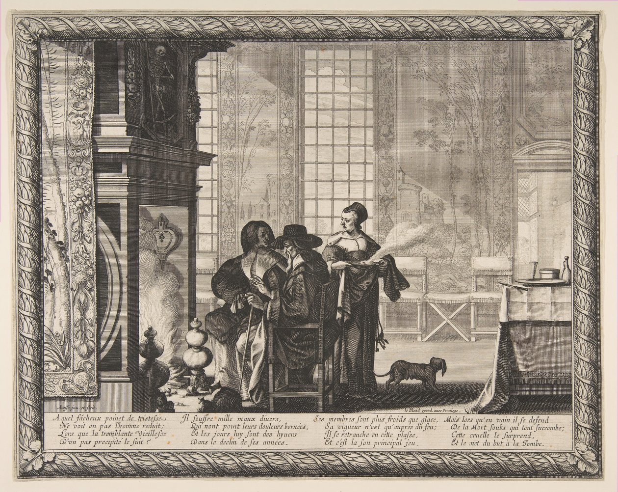Ålderdom, 1636. av Abraham Bosse