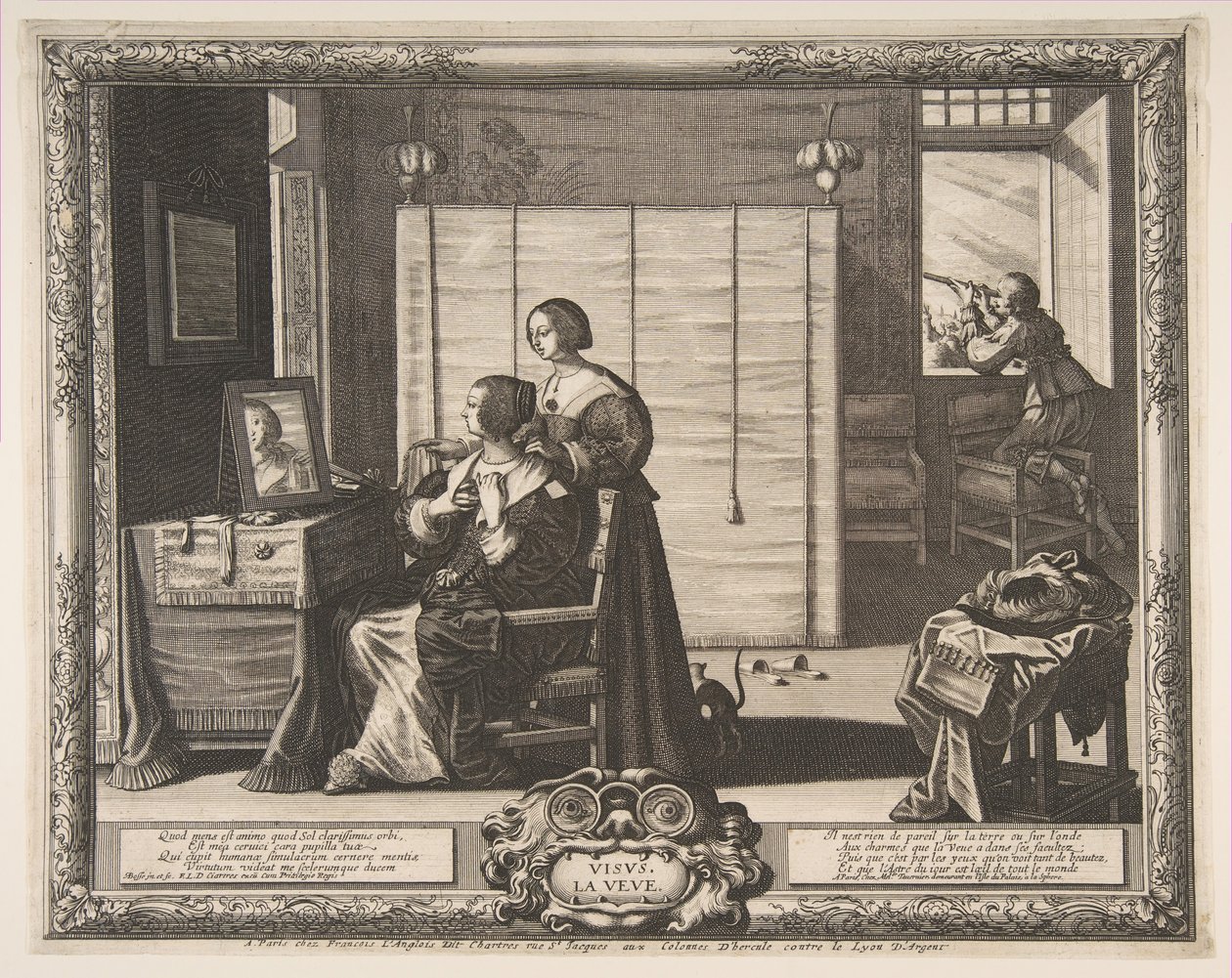 Syn, 1635-38. av Abraham Bosse