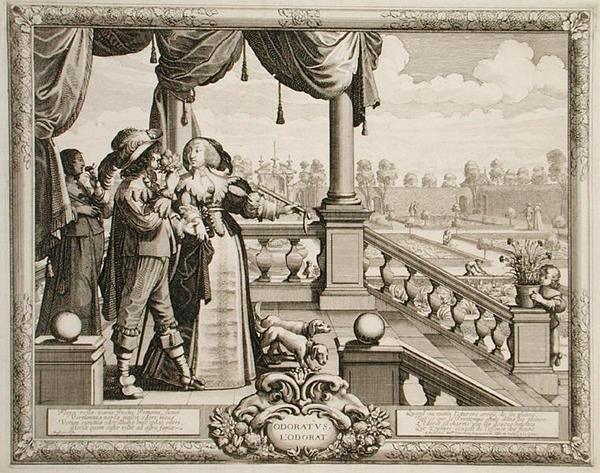 Spring, ca 1630-40 (gravyr) av Abraham Bosse