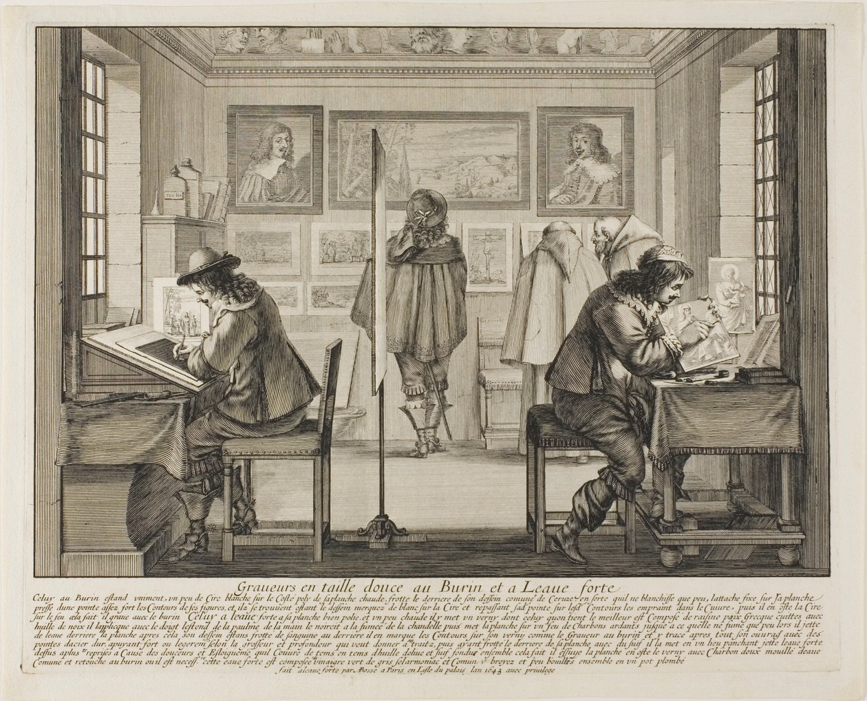 Gravören och Etsaren av Abraham Bosse