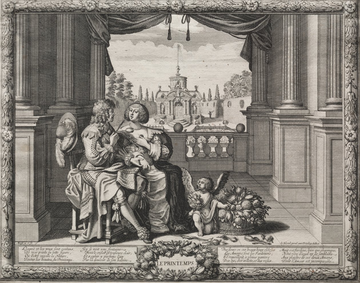De fyra årstiderna av Abraham Bosse