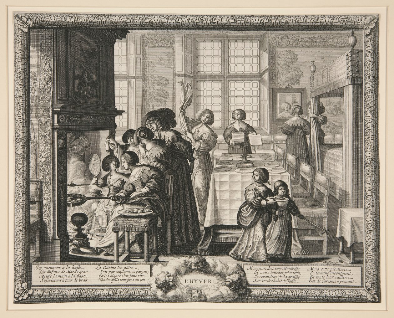 De fyra årstiderna: vinter av Abraham Bosse