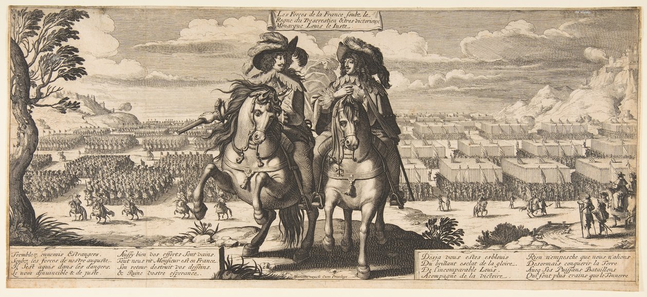 De franska styrkorna: Louis XIII och Gaston d
