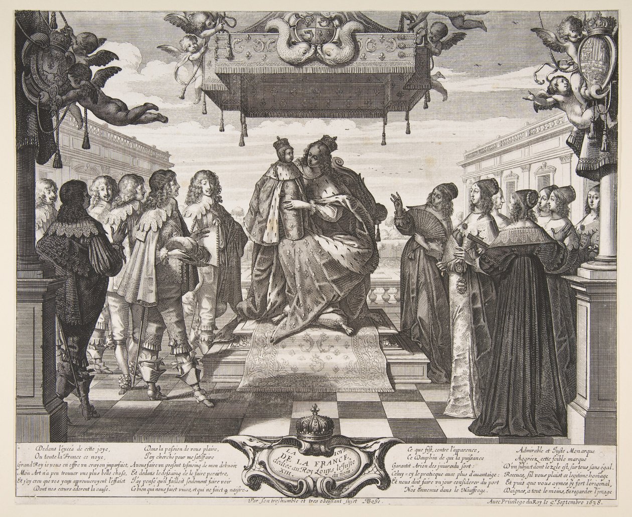 Frankrikes glädje av Abraham Bosse