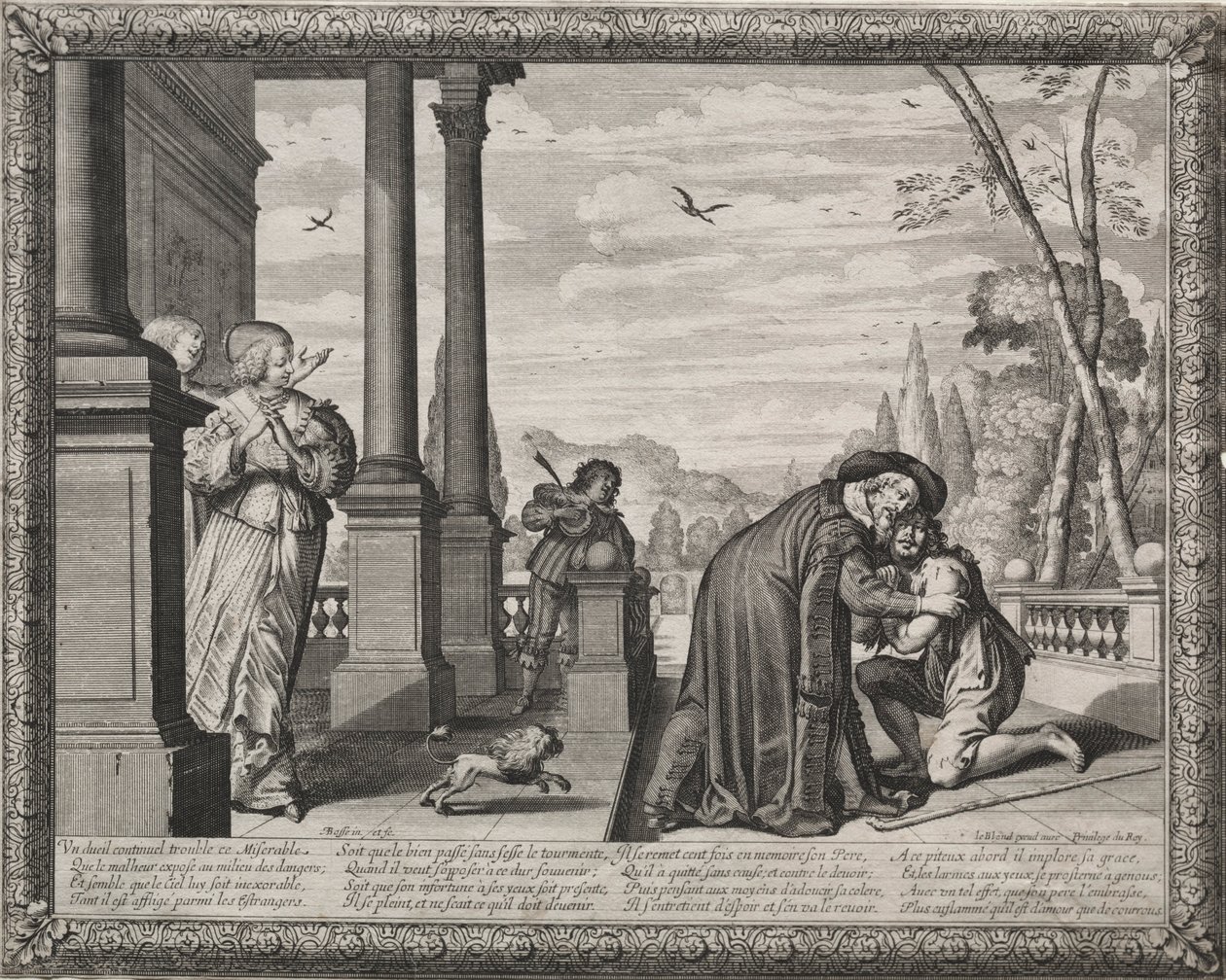 The Prodigal Son: The Return of the Prodigal. av Abraham Bosse