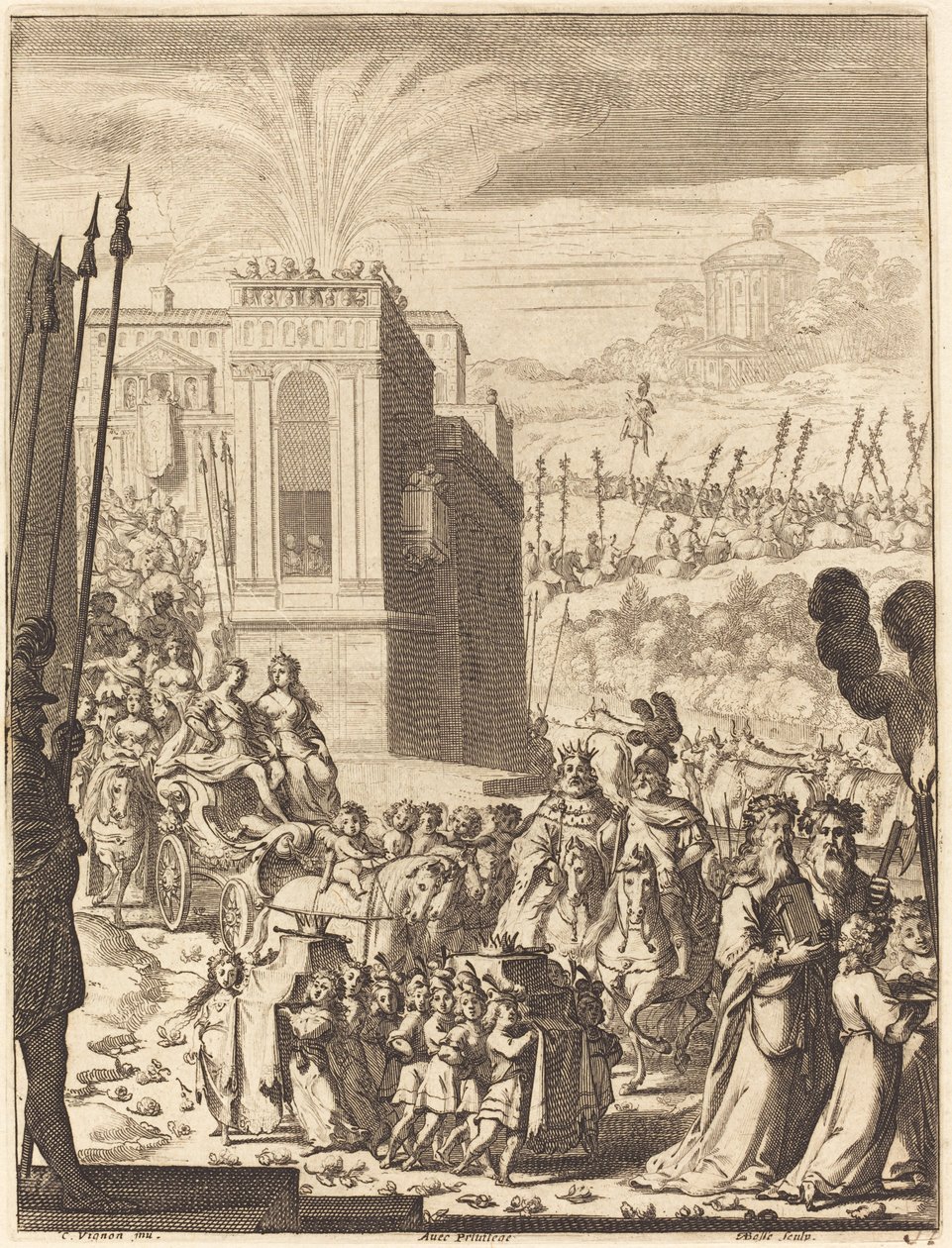 Illustration till Jean Desmarets "L