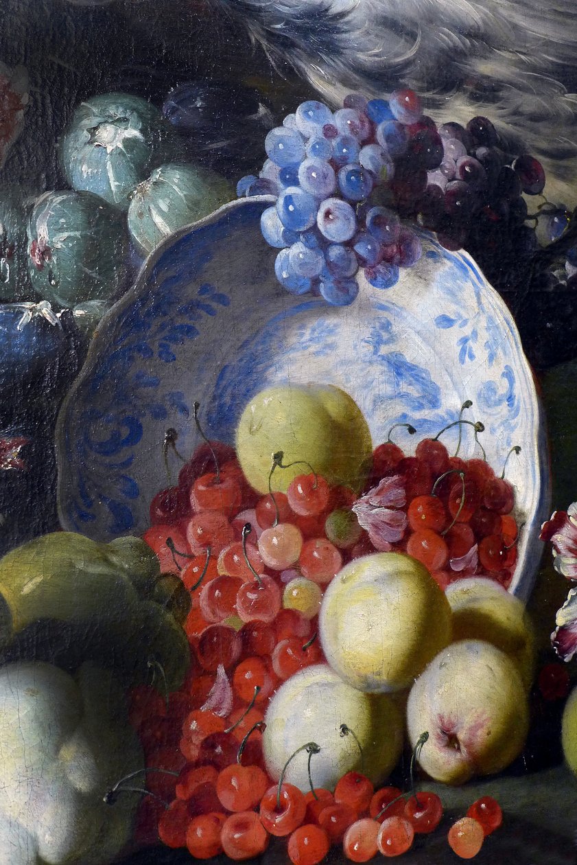 Blommor, frukter, fåglar av Abraham Brueghel