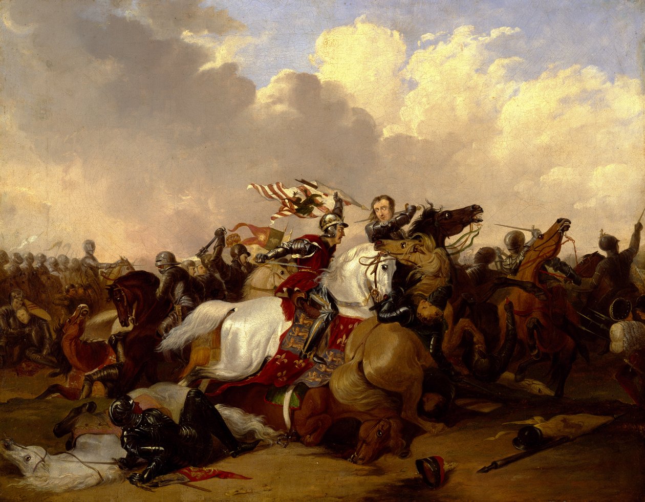 Slaget vid Bosworth av Abraham Cooper