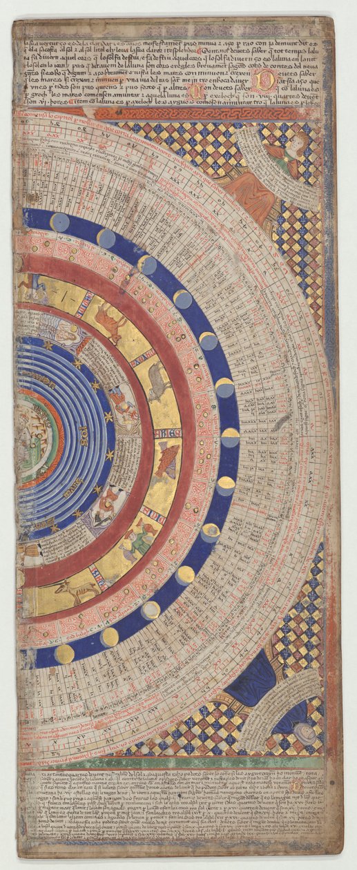Katalansk atlas, blad 4 av Abraham Cresques