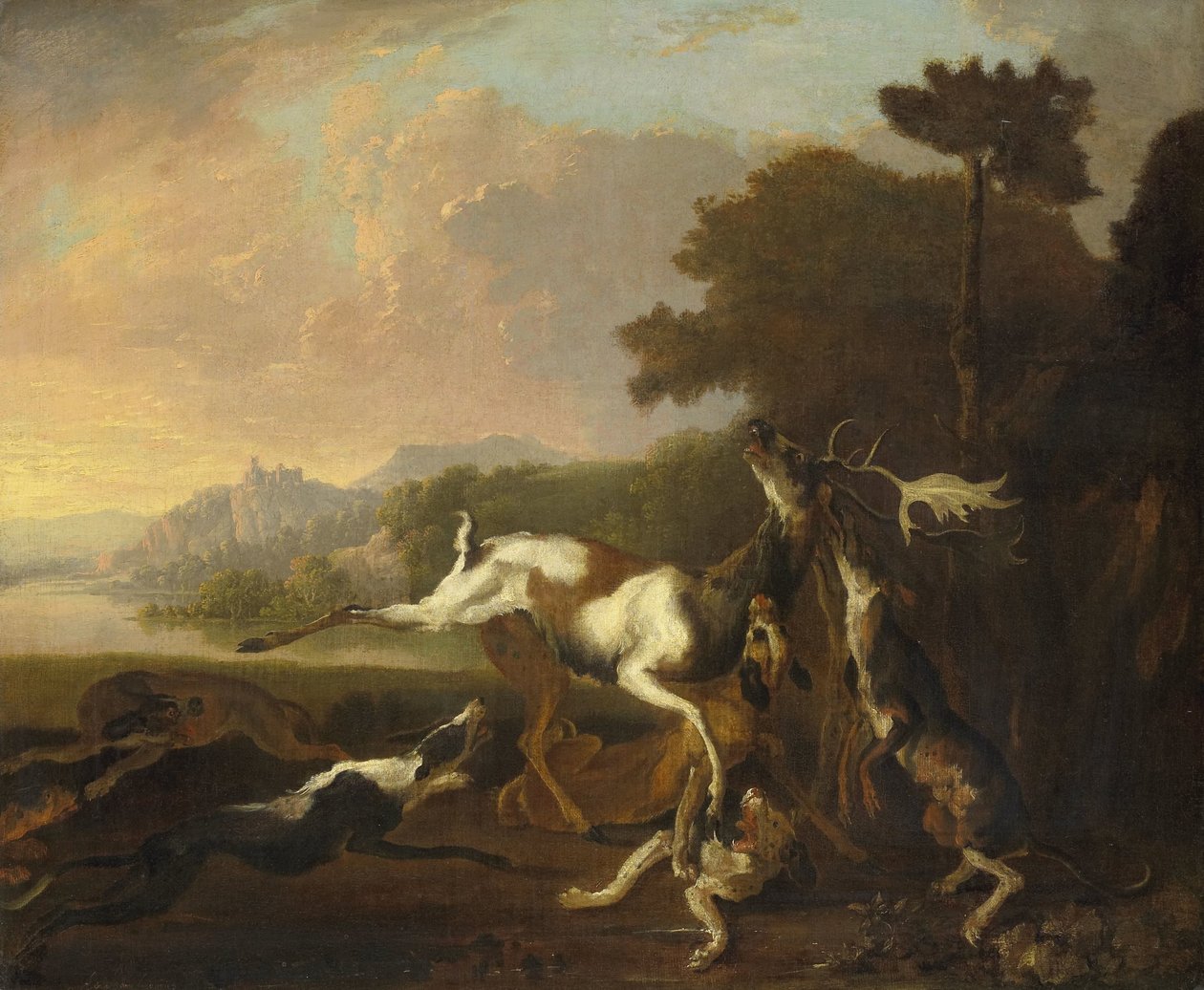 Rådjursjakten av Abraham Danielsz. Hondius