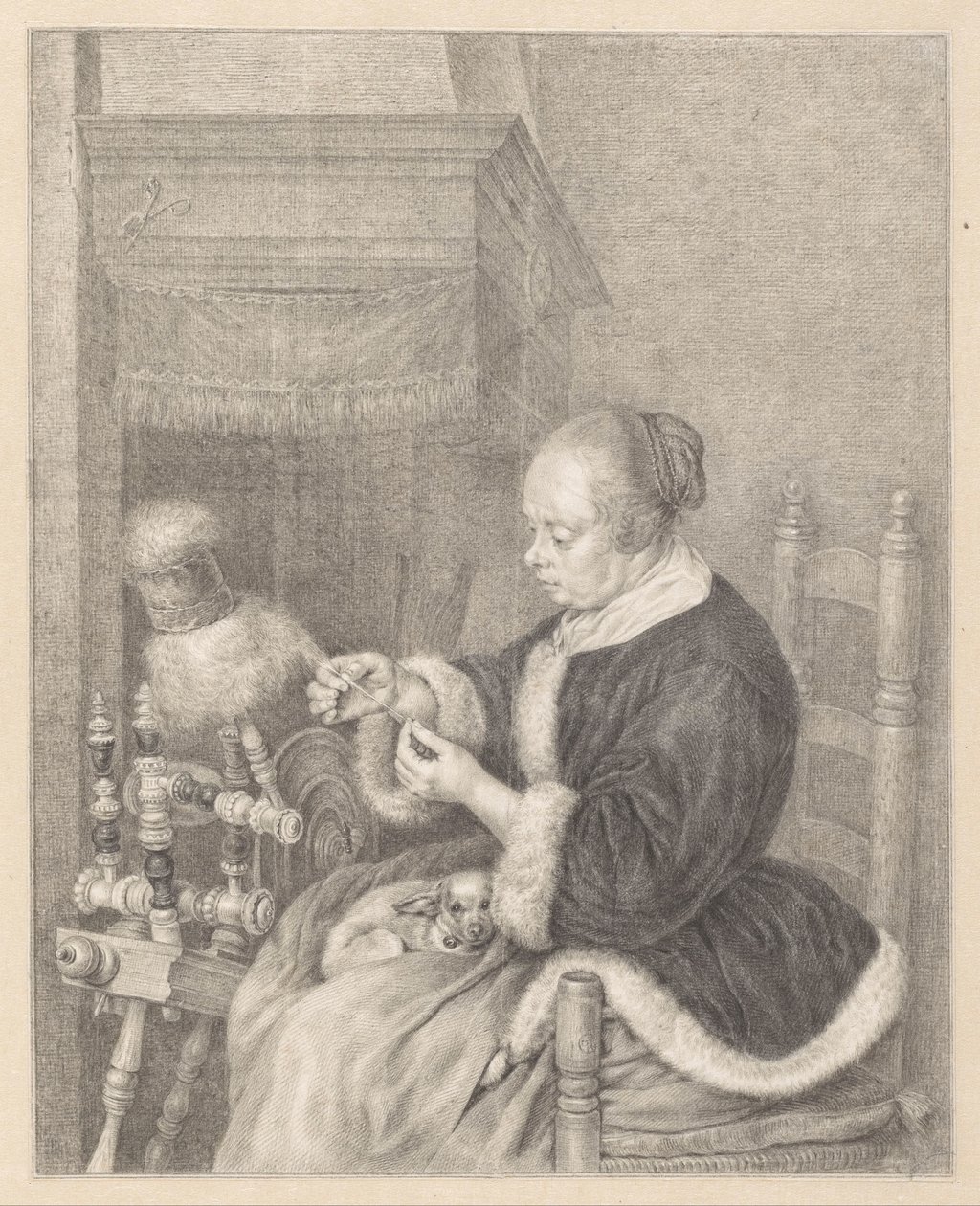 Spinstern av Abraham Delfos