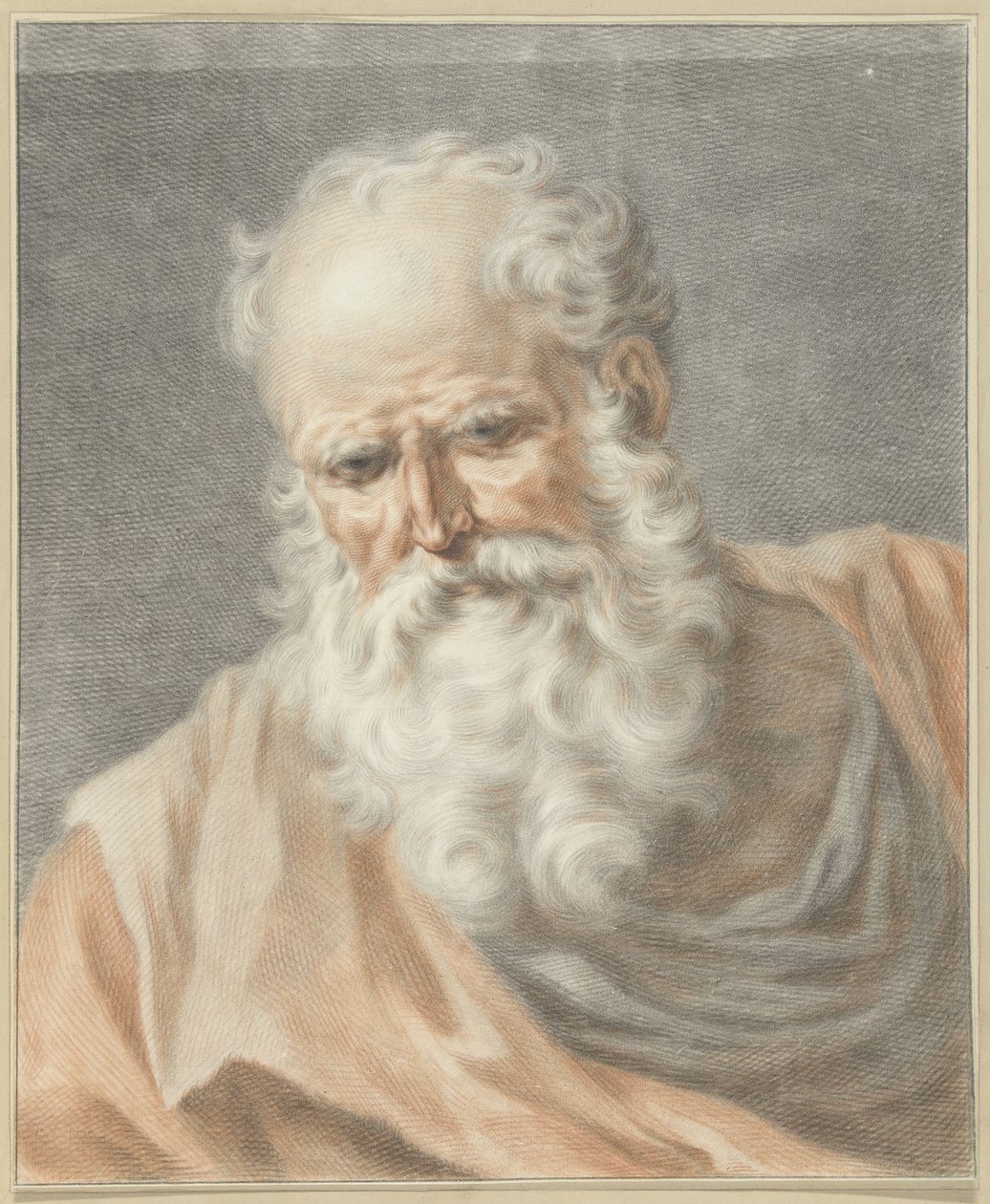 Gammal man av Abraham Delfos