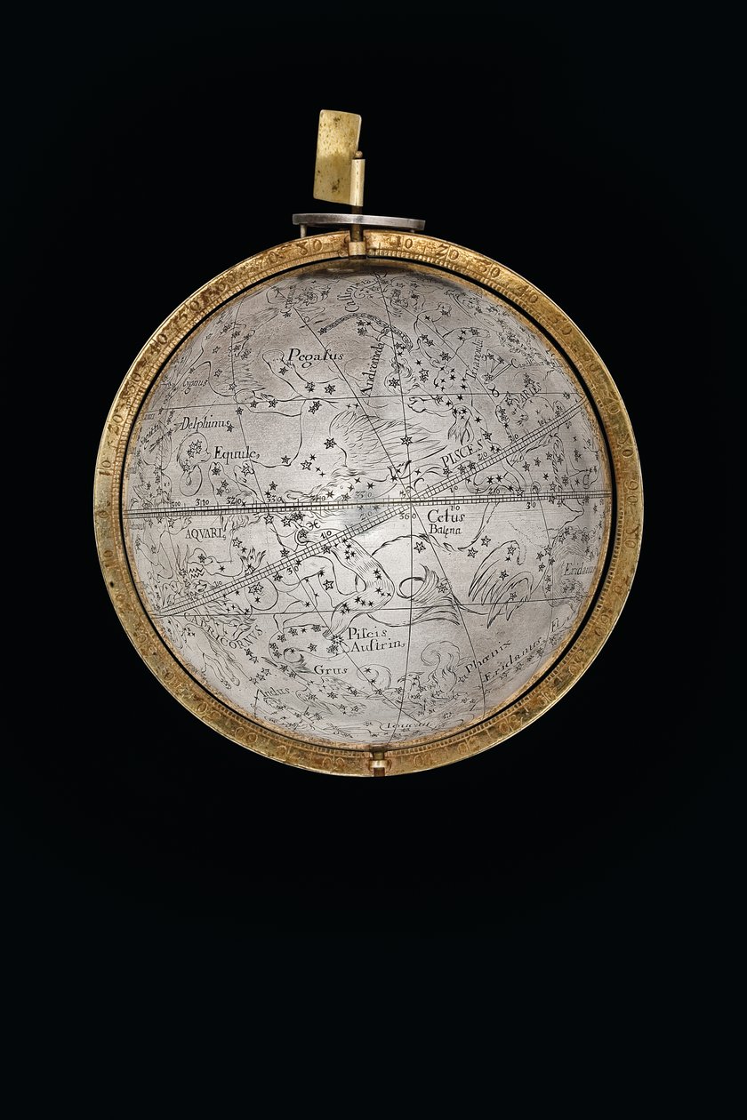 Två exceptionella jordklot och himmelska jordklot, med stöd av Hercules och Atlas, Augsburg, 1697-99 av Abraham Drentwett