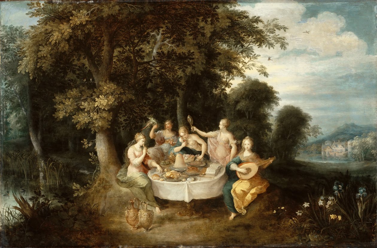 De fem sinnena av Abraham Govaerts