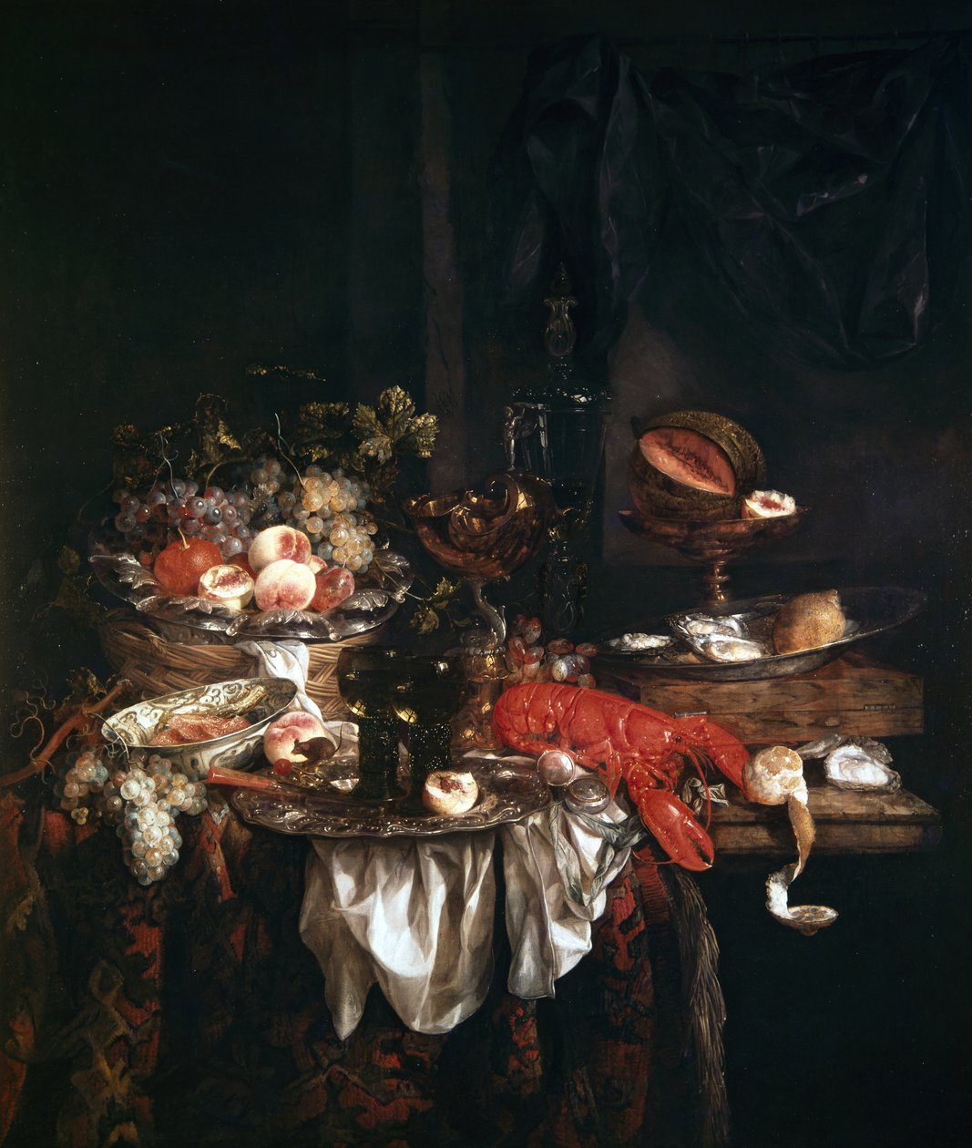 Stilla liv av Abraham Hendricksz van Beyeren