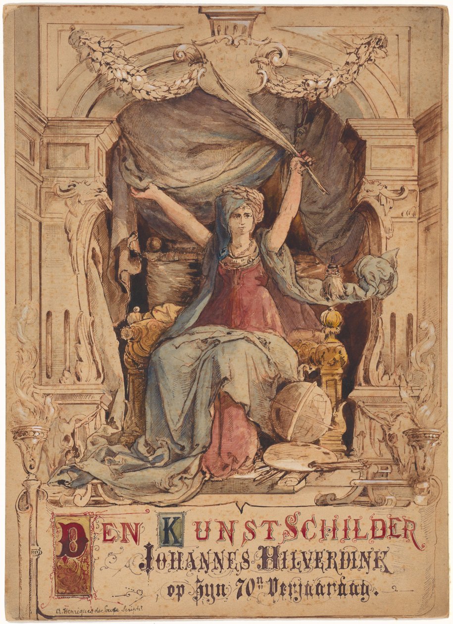 Personifiering av måleriet av Abraham Henriques de Souza