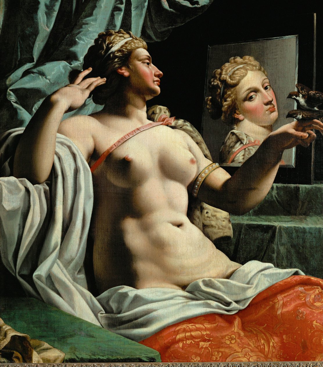 Lascivia (olja på duk) av Abraham Janssens