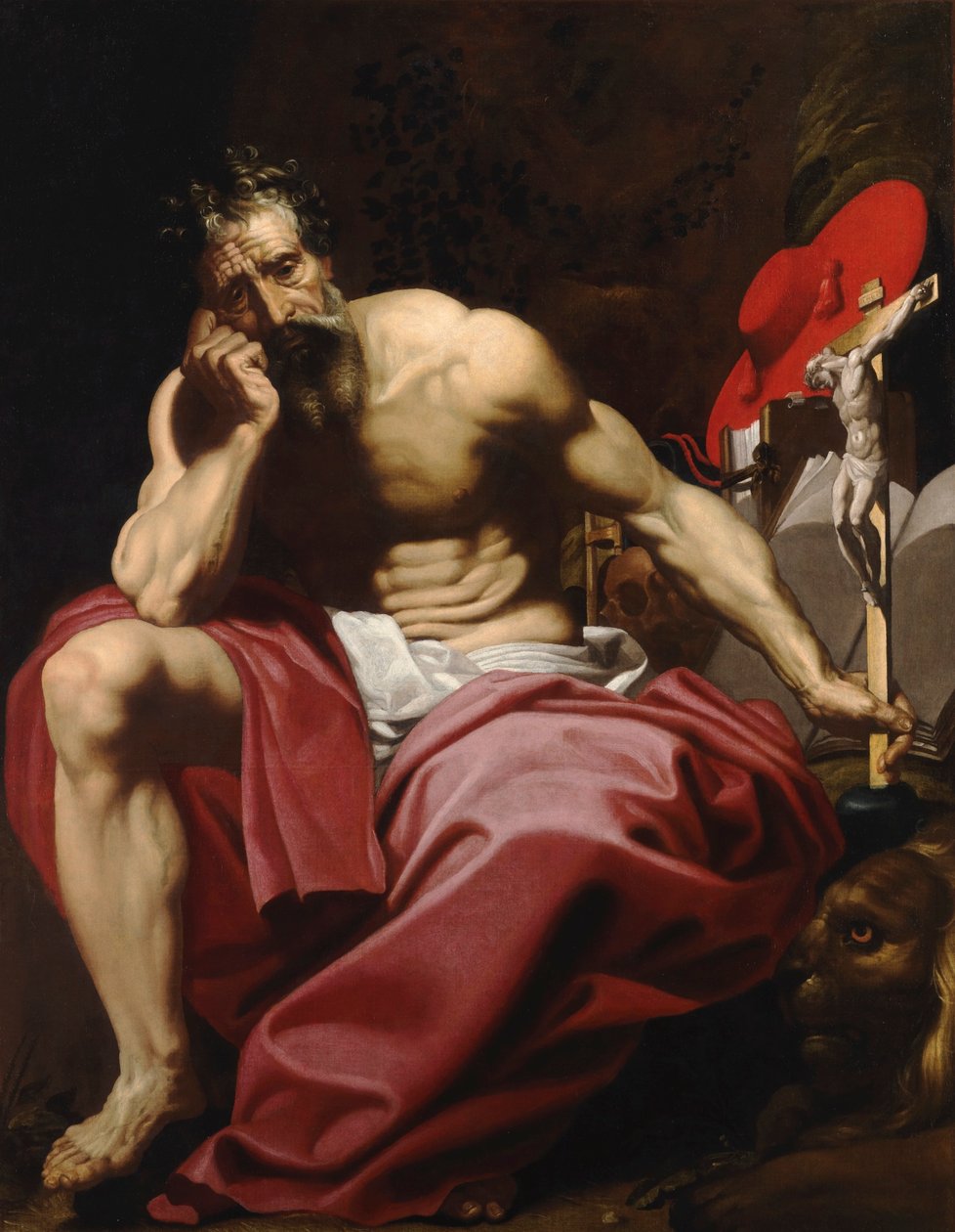Sankt Jerome av Abraham Janssens I
