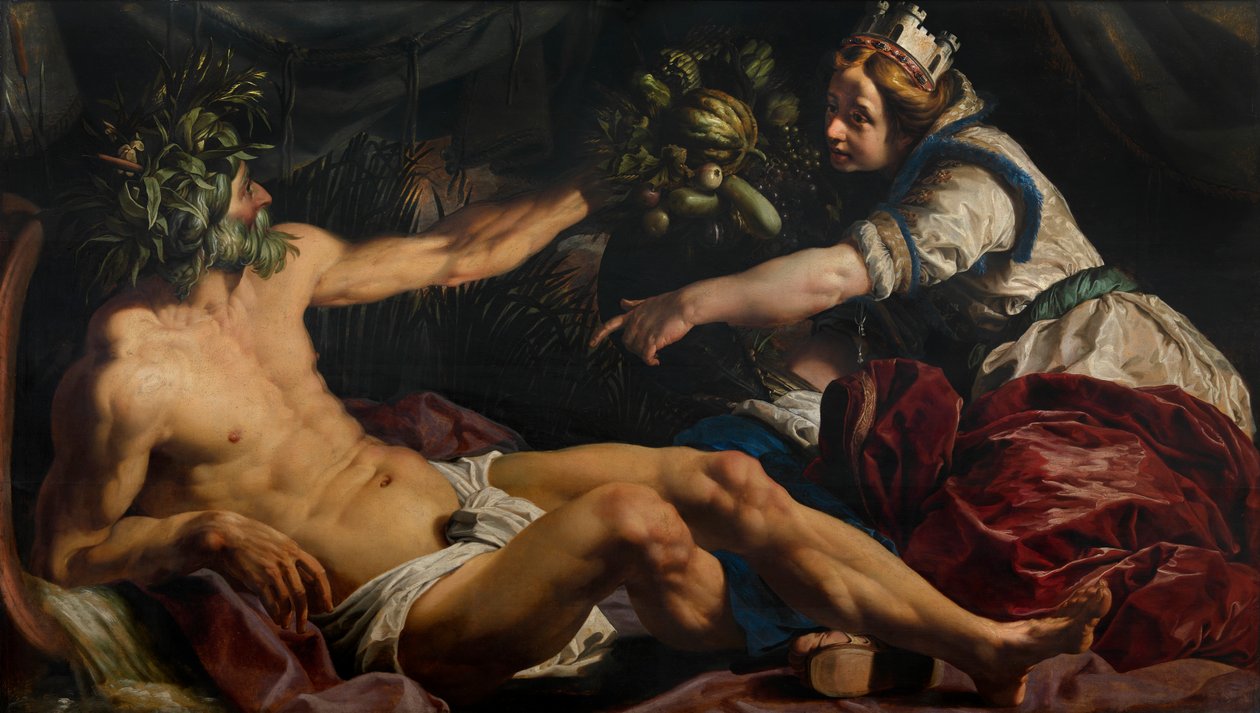 Scaldis och Antverpia av Abraham Janssens van Nuyssen
