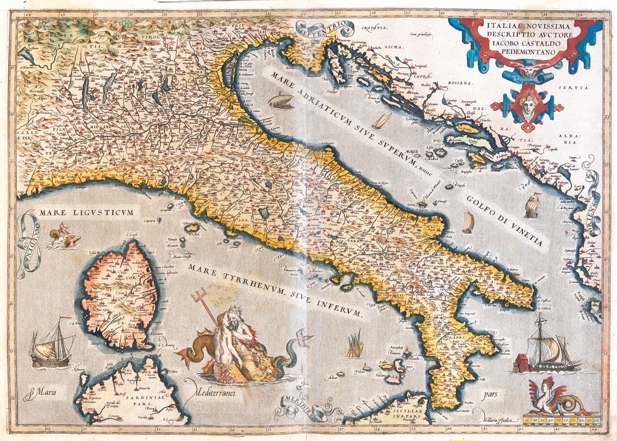 Italien av Abraham Ortelius