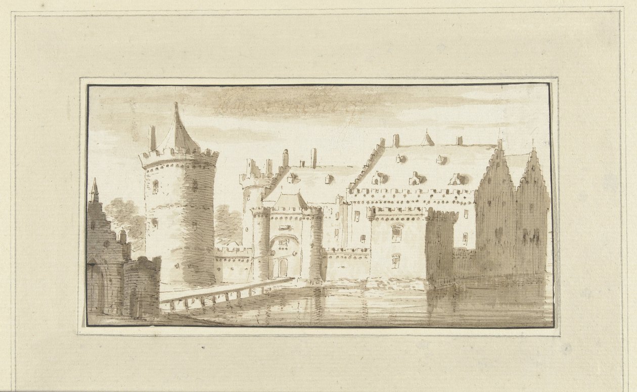 Kronenburg-huset vid Vecht av Abraham Rademaker