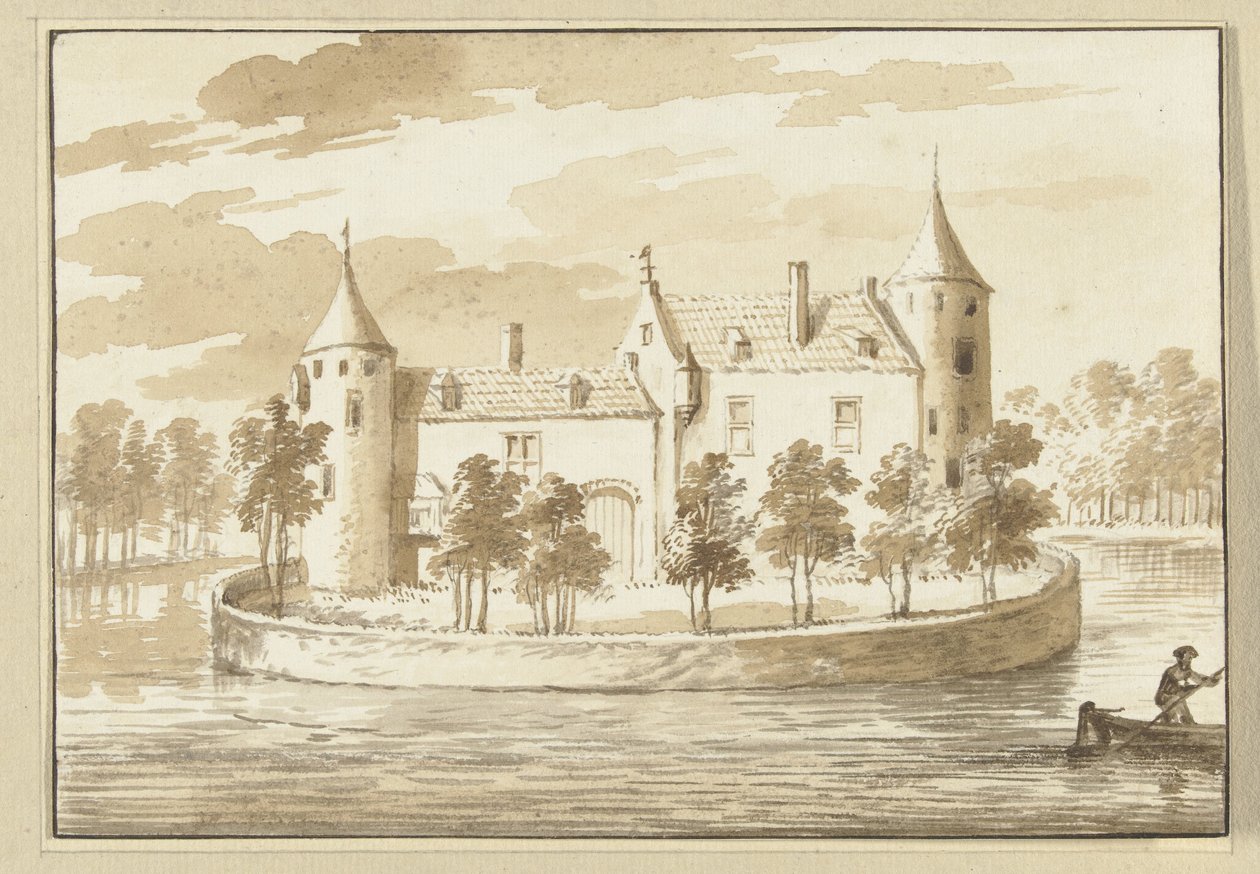 Huis te Baarsdorp på Zuid-Beveland av Abraham Rademaker
