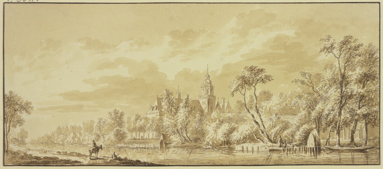 Nijenrode slott vid Vecht av Abraham Rademaker