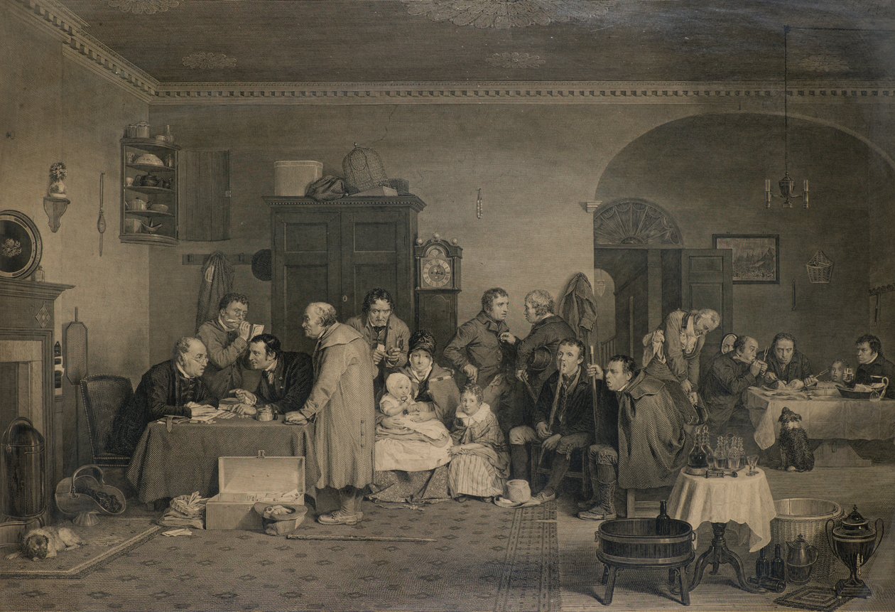 Hyresdagen av Abraham Raimbach