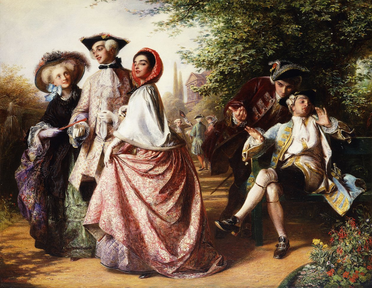 Räven och druvorna, 1858 av Abraham Solomon
