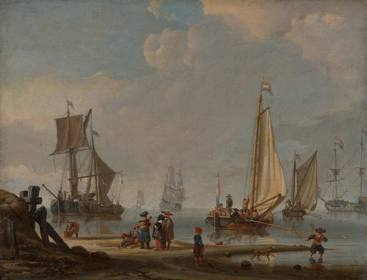 Marinmålning av Abraham Storck