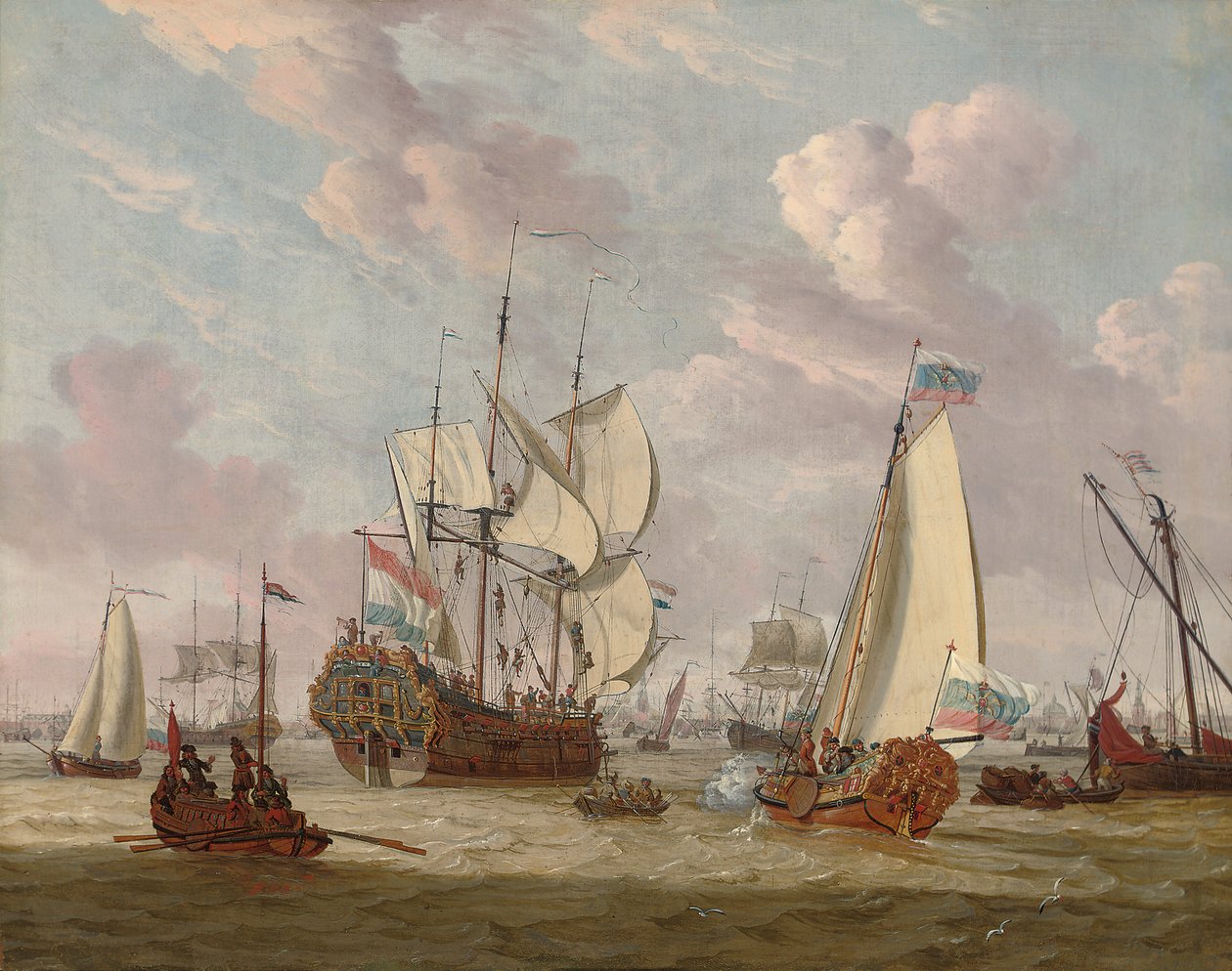 Peter den stores besök i Amsterdam, augusti-september 1697 av Abraham Storck