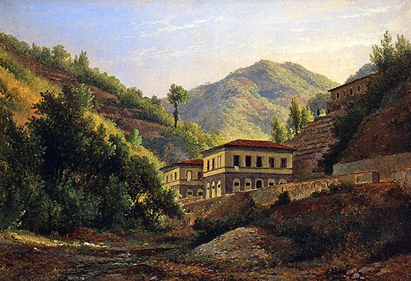 Provinsen Lucca (olja på papper) av Abraham Teerlink