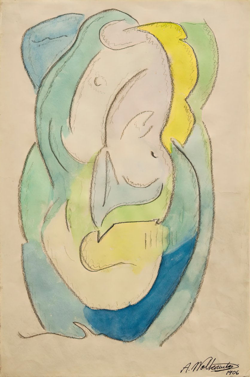 Abstraktion, 1906. av Abraham Walkowitz