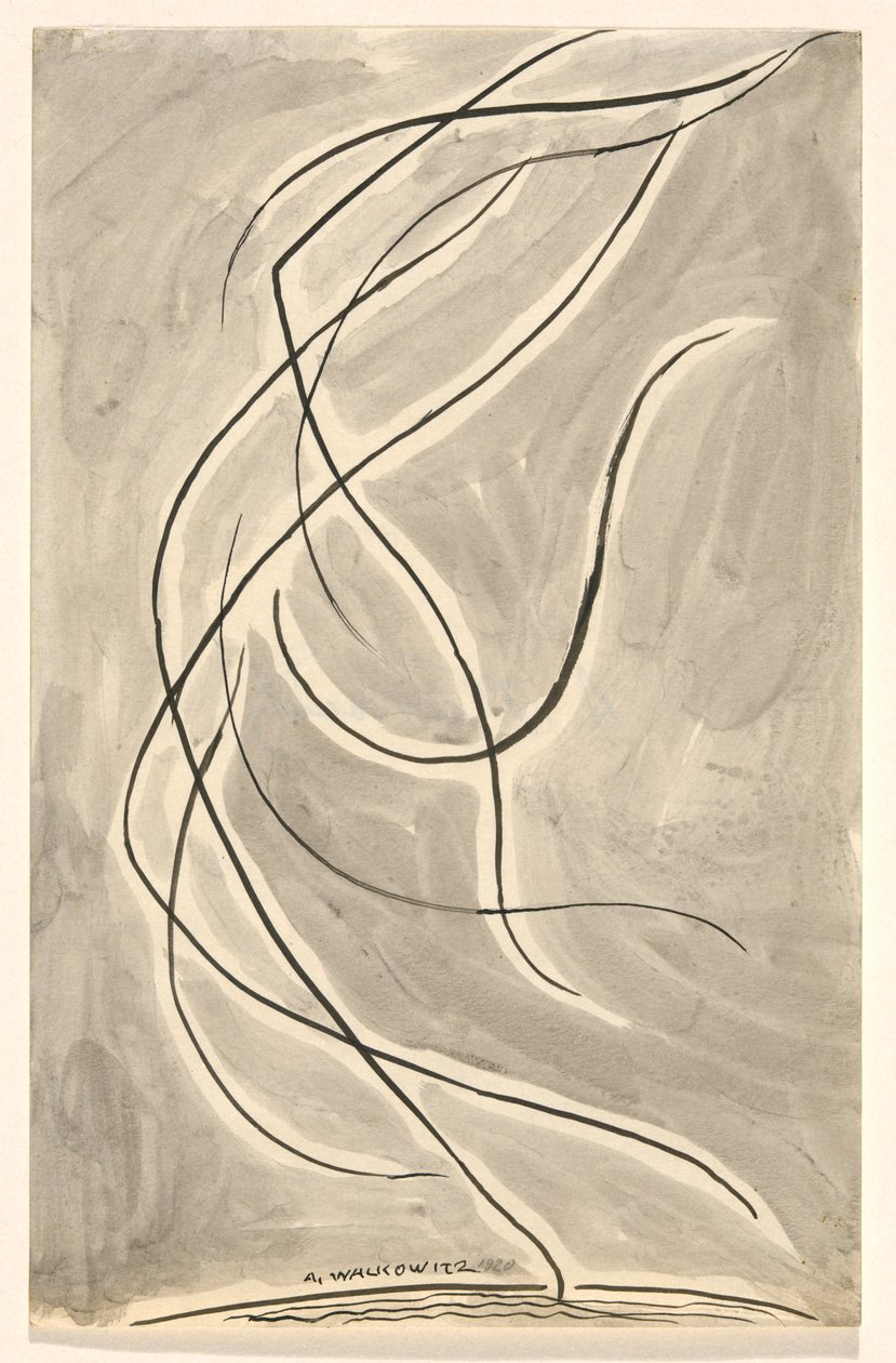 Dansabstraktion: Isadora Duncan. (eller av Abraham Walkowitz