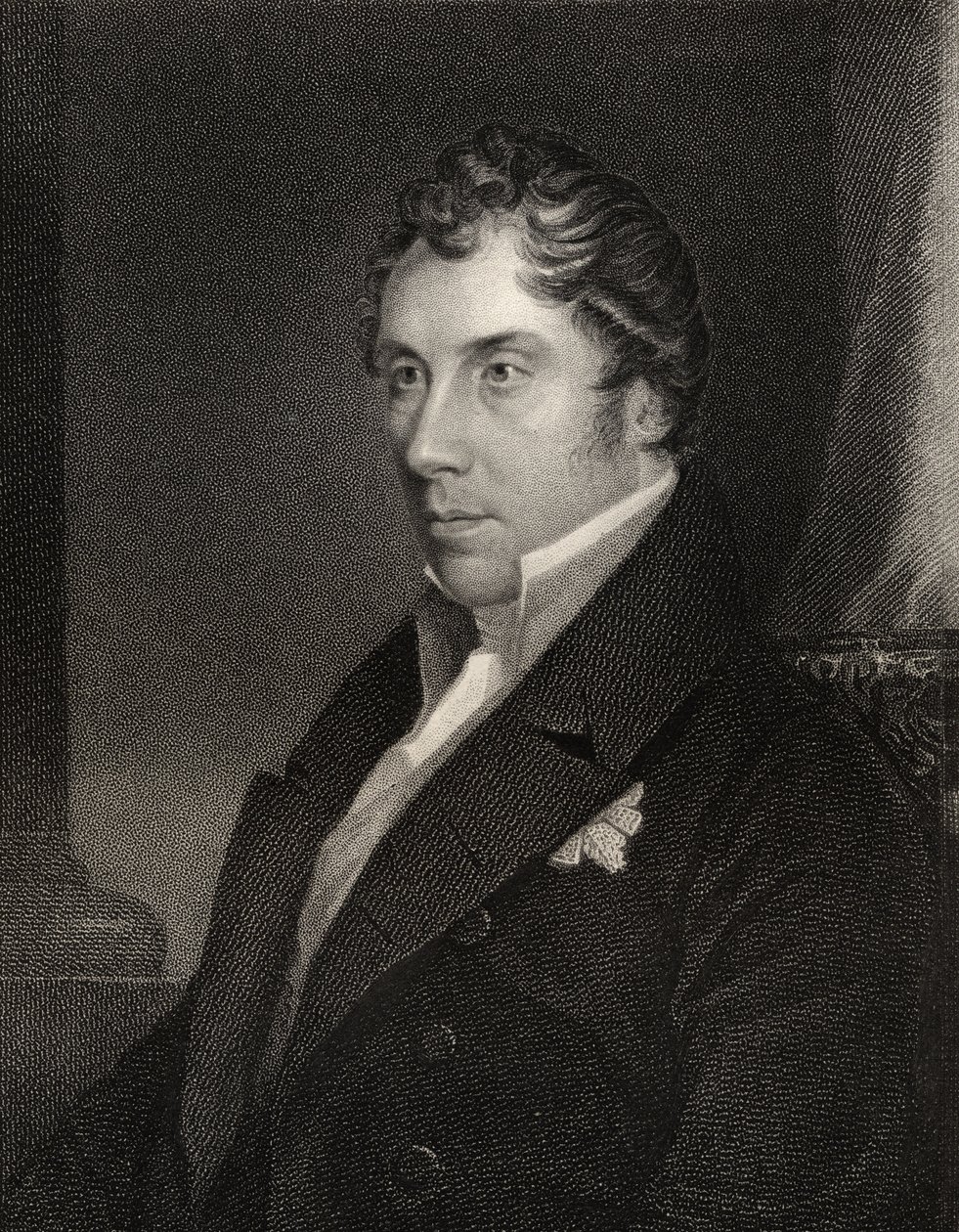 George Hamilton Gordon, graveret af Thomas Woolnoth (1785-1857) fra 