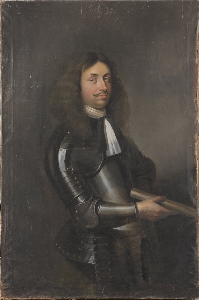 Philippe Florian de Palatinat Soulzbach, marechalisk kejserlig - Porträtt av Pfalzgreve Philip Florinus av Pfalz-Sulzbach (1630-1703), av Wuchters, Abraham (1610-1682). Olja på duk. Mått: 118x81 cm. Nationalmuseum Stockholm av Abraham Wuchters