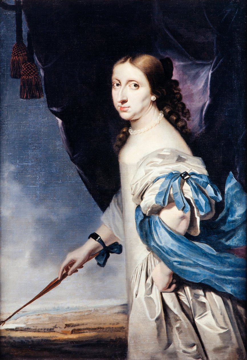 Porträtt av drottning Christina av Sverige av Abraham Wuchters