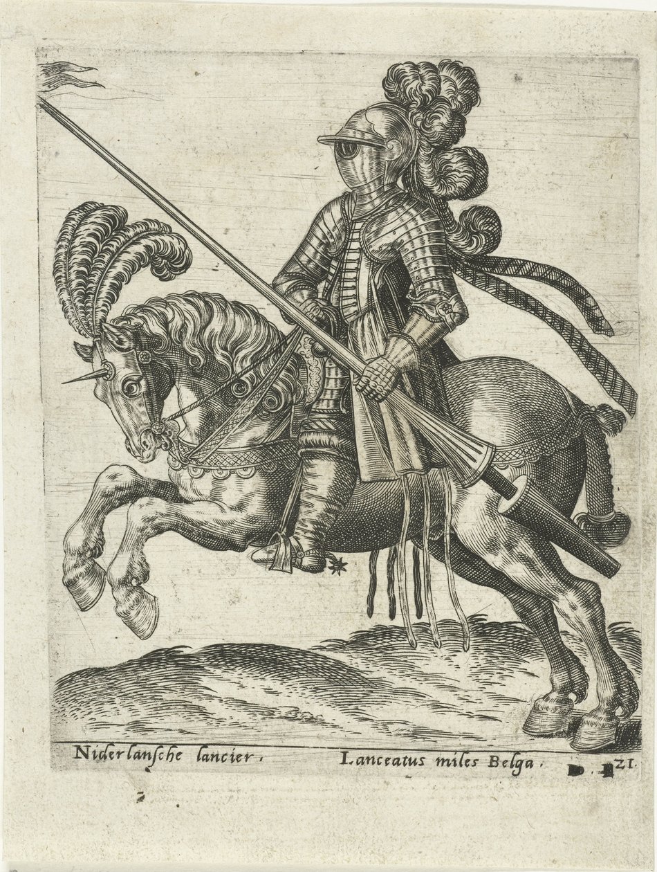 Holländsk bärraket av Abraham de Bruyn (attributed to)