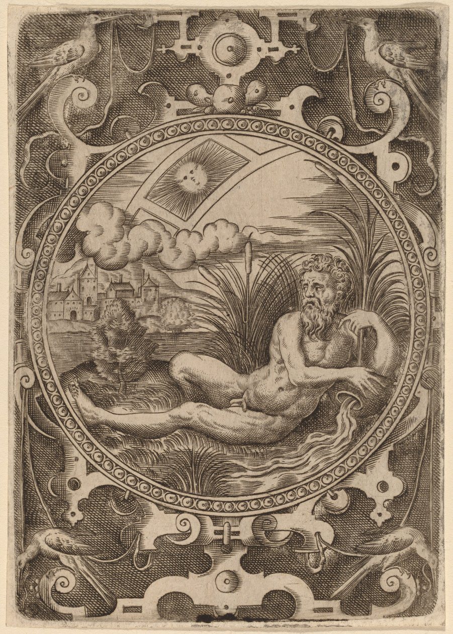 Cebren (flodens gud) av Abraham de Bruyn