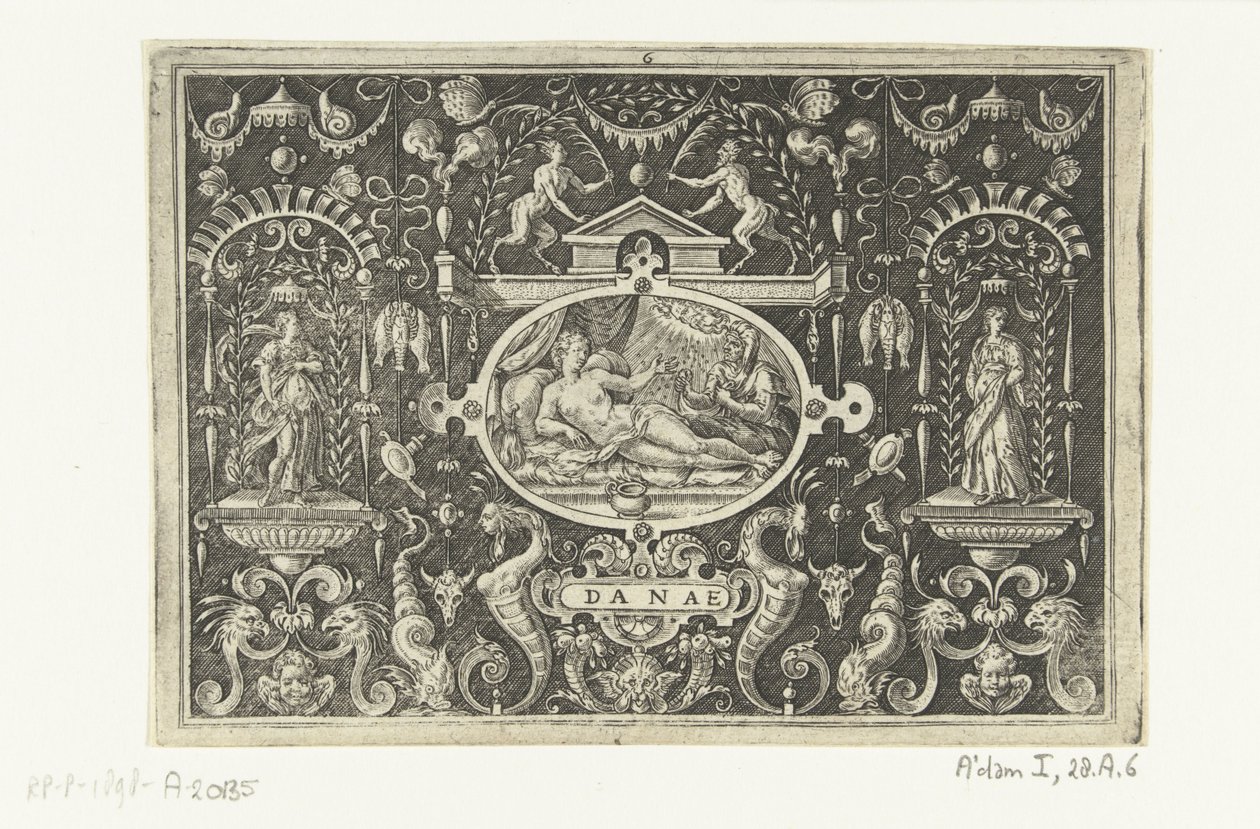 Danae och Jupiter gillar regn guldbitar DANAE (titel på objekt) av Abraham de Bruyn