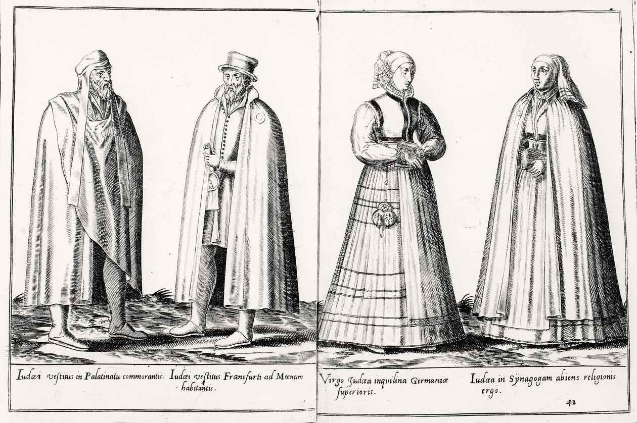 Judiska kläder från 1500-talet från 