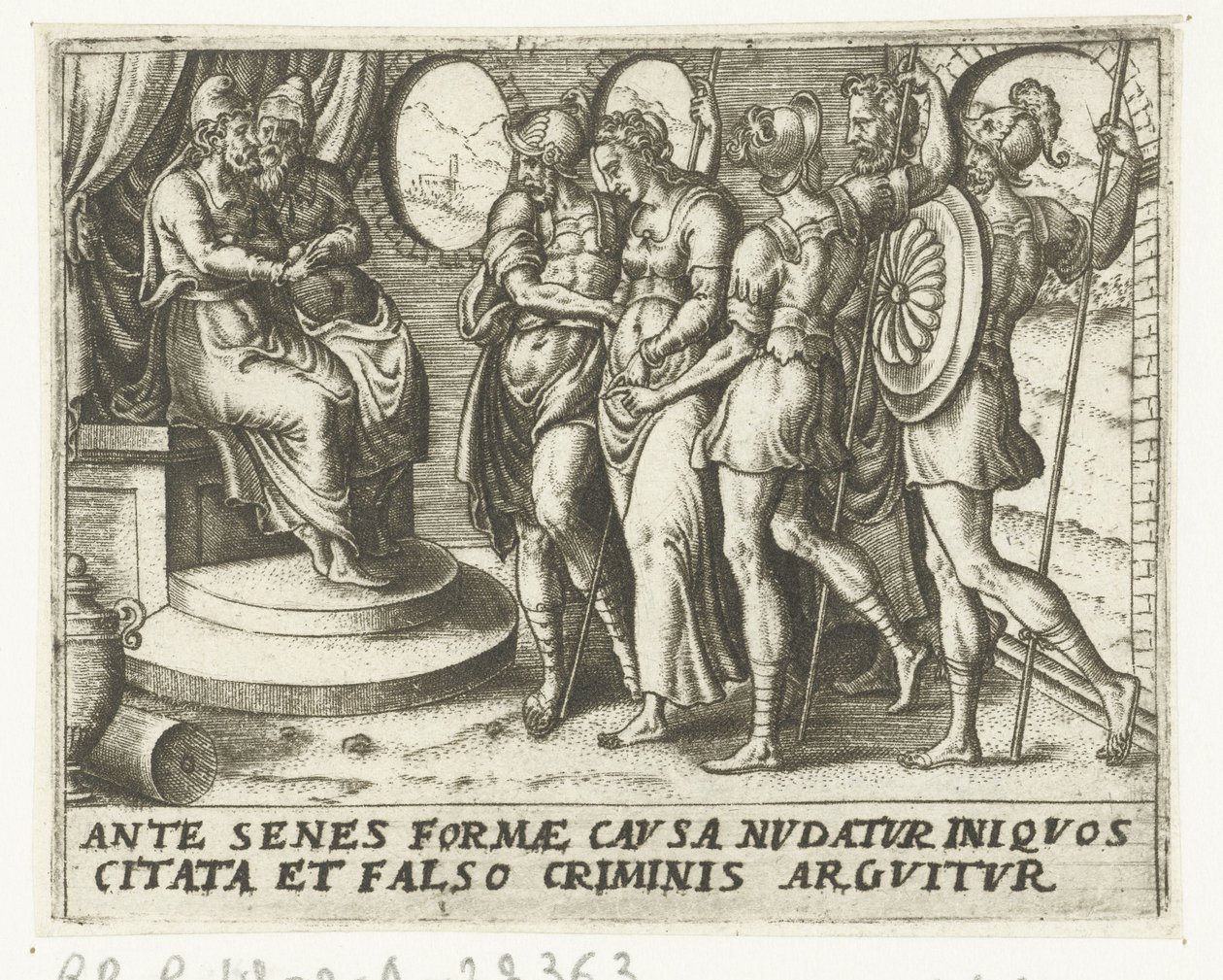 Susanna inför domarna Susannas historia (serietitel) av Abraham de Bruyn
