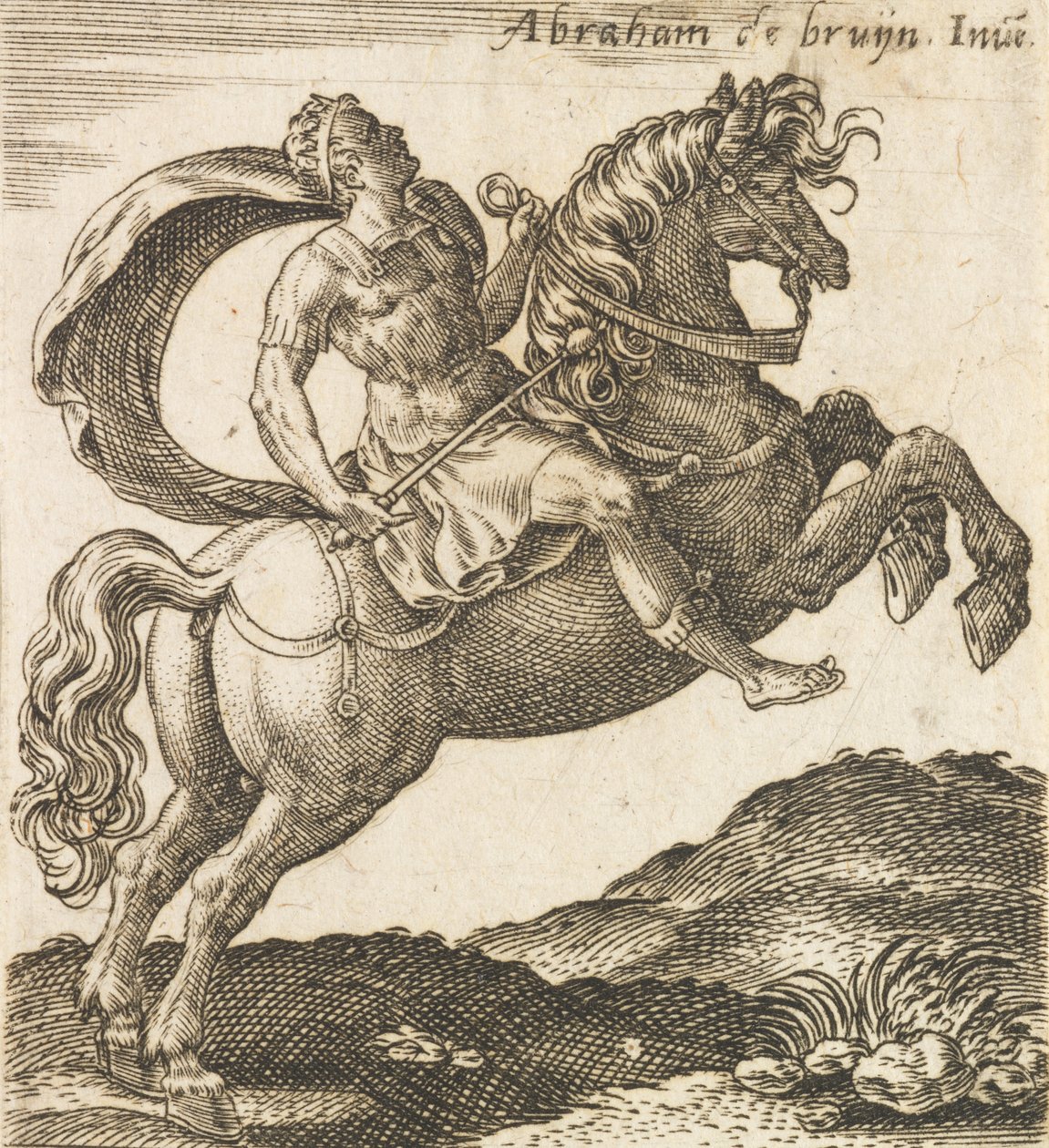Titus Vespasianus från Twelve Caesars on Horseback, ca. 1565-1587., ca. 1565-1587. av Abraham de Bruyn