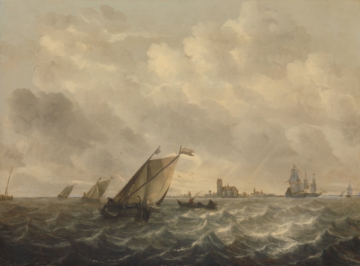 flod vy av Abraham van Beyeren