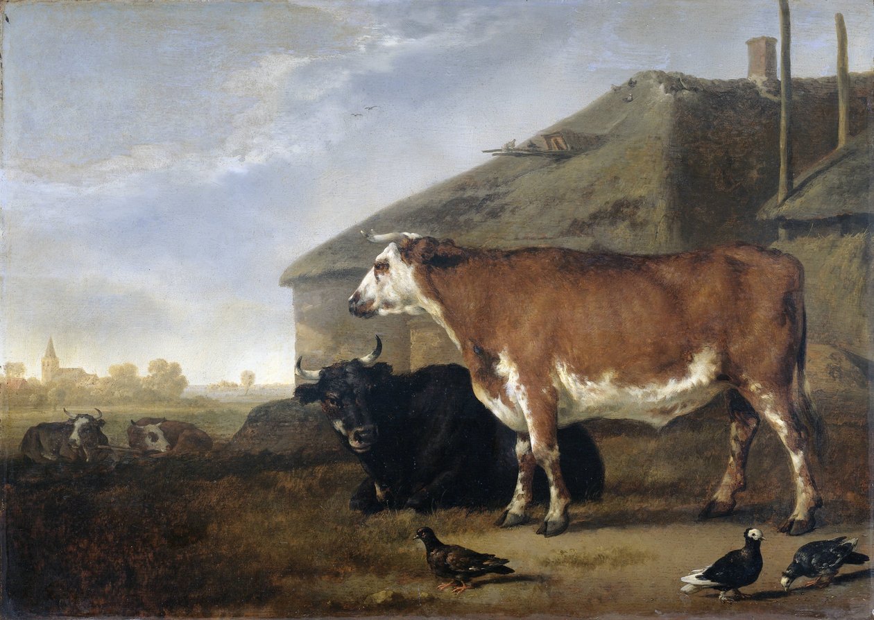 Nötkreatur av Abraham van Calraet