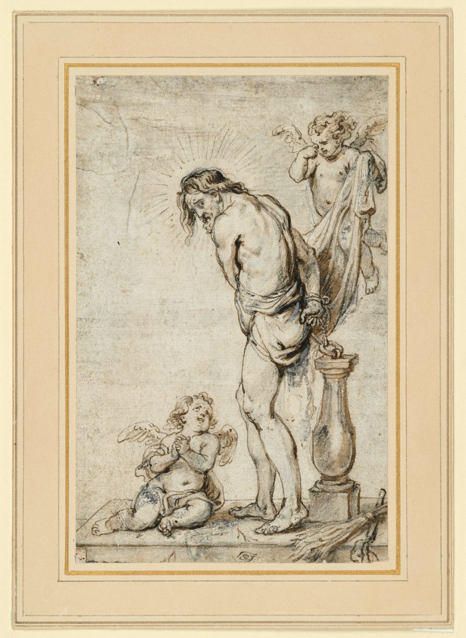 Kristus vid gisselpelaren av Abraham van Diepenbeeck